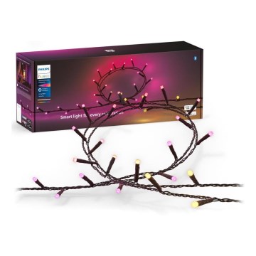 Philips - LED RGBW ściemnialna girlanda zewnętrzna HUE WHITE AND COLOR AMBIANCE 500 diod LED 44,4 m 2000-6500K IP54