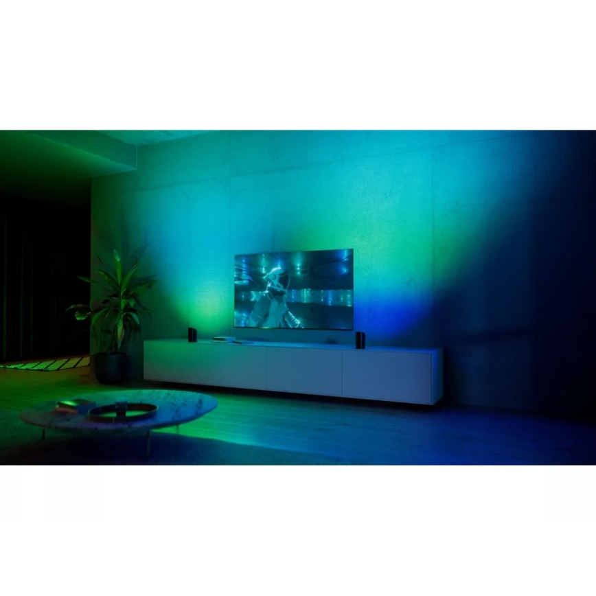 Philips - ściemnialny reflektor projekcyjny LED RGBW Hue PLAY LED/20W/230V 2000–6500K czarny