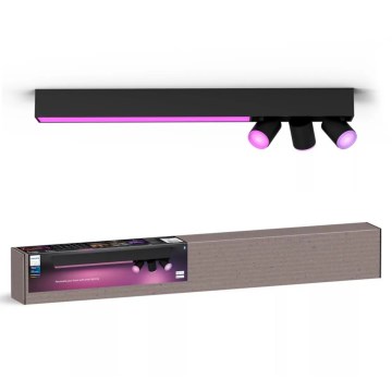 Philips - LED RGBW ściemnialna oprawa punktowa Hue CENTRIS 3xGU10/4,2W/230V + LED/11W 2000-6500K
