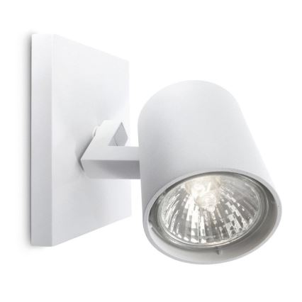 Philips - LED RGBW ściemnialna oprawa punktowa RUNNER 1xGU10/6,5W/230V 2700-6500K biała