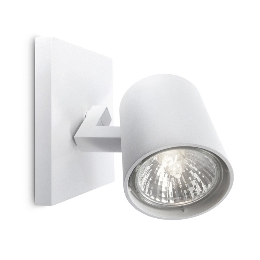 Philips - LED RGBW ściemnialna oprawa punktowa RUNNER 1xGU10/6,5W/230V 2700-6500K biała