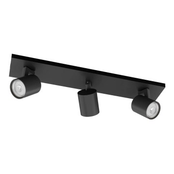 Philips - LED RGBW ściemnialna oprawa punktowa RUNNER 3xGU10/6,5W/230V 2700-6500K czarna