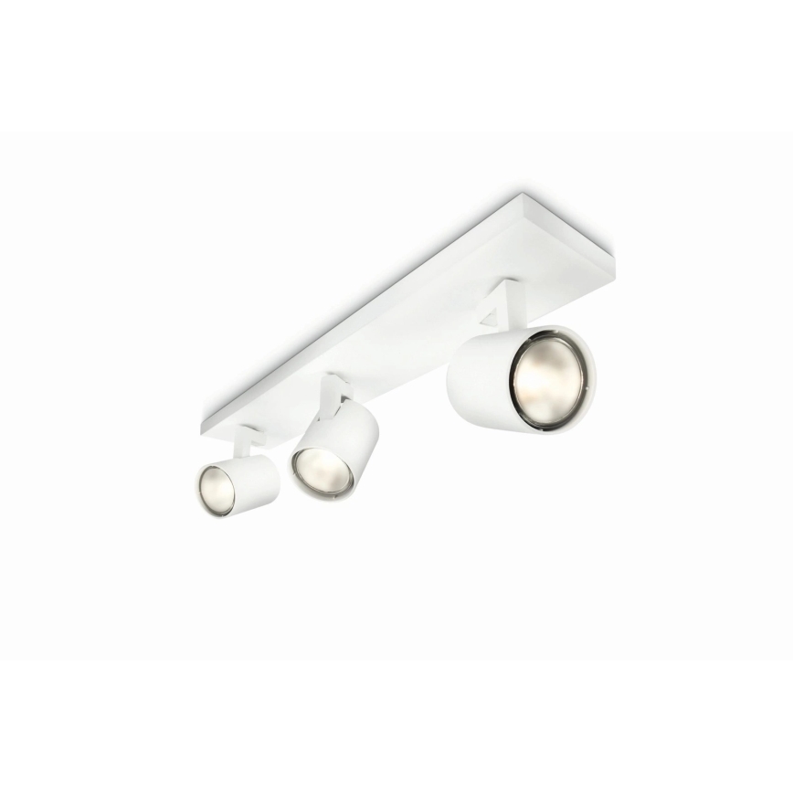 Philips - LED RGBW ściemnialna oprawa punktowa RUNNER 3xGU10/6,5W/230V 2700-6500K biała