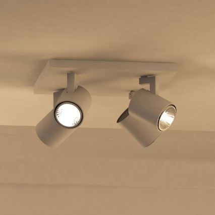 Philips - LED RGBW ściemnialna oprawa punktowa RUNNER 4xGU10/6,5W/230V 2700-6500K biała