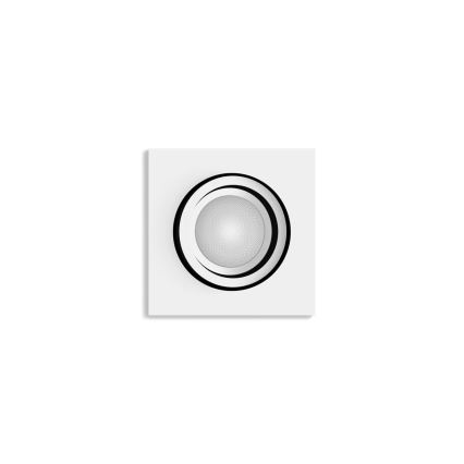 Philips - LED RGBW Ściemnialna oprawa wpuszczana Hue CENTURA 1xGU10/4,2W/230V 2000-6500K