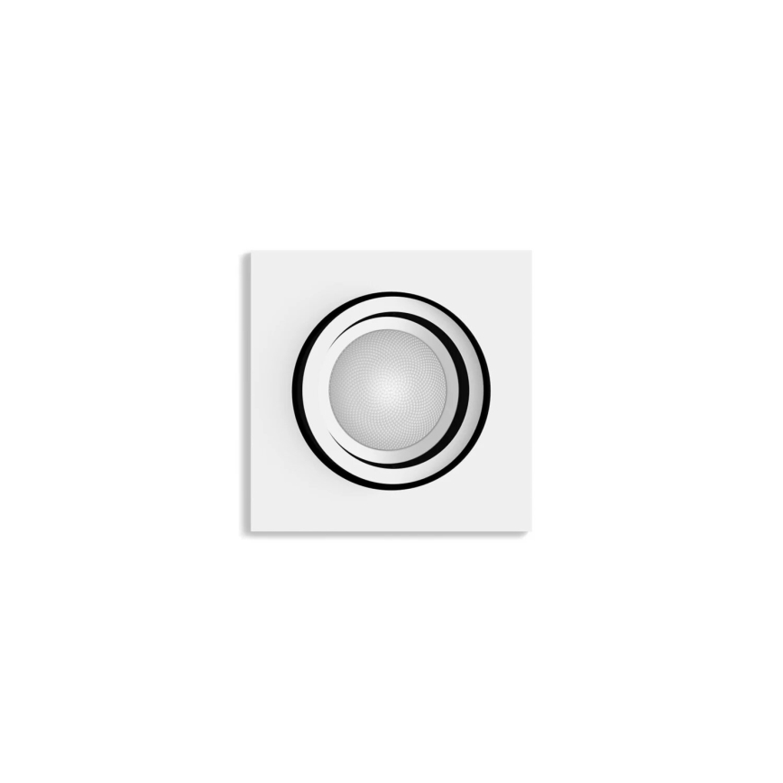 Philips - LED RGBW Ściemnialna oprawa wpuszczana Hue CENTURA 1xGU10/4,2W/230V 2000-6500K