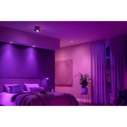 Philips - LED RGBW Ściemnialna oprawa wpuszczana Hue CENTURA 1xGU10/4,2W/230V 2000-6500K