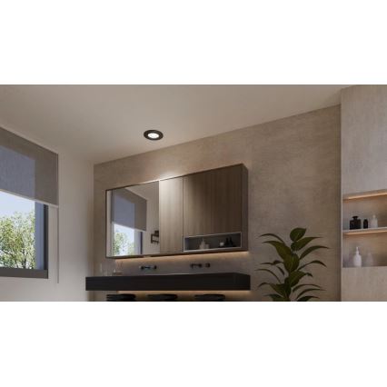 Philips - LED RGBW Ściemnialna łazienkowa oprawa wpuszczana Hue SLIM LED/12W/230V IP44 2200-6500K