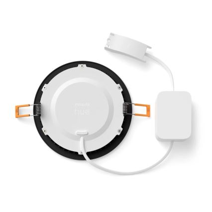 Philips - LED RGBW Ściemnialna łazienkowa oprawa wpuszczana Hue SLIM LED/12W/230V IP44 2200-6500K