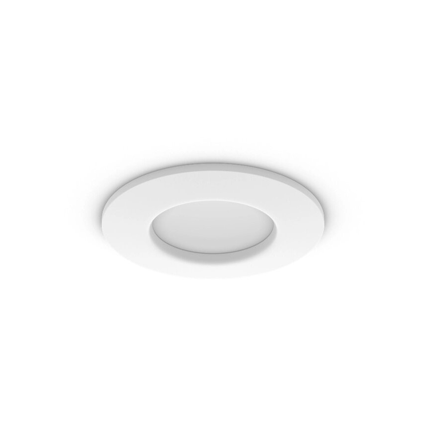 Philips - LED RGBW Ściemnialna łazienkowa oprawa wpuszczana Hue SLIM LED/8,3W/230V 2000-6500K IP44 biała