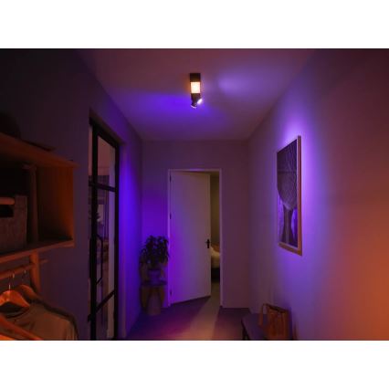Philips - LED RGBW Ściemnialne oświetlenie punktowe Hue CENTRIS 2xGU10/4,2W/230V + LED/11W 2000-6500K