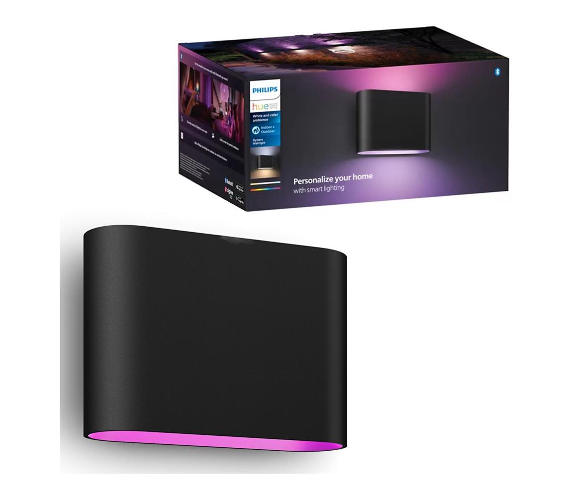 Philips -LED RGBW Ściemnialne oświetlenie zewnętrzne Hue DYMERA 2xLED/10,2W/230V IP44