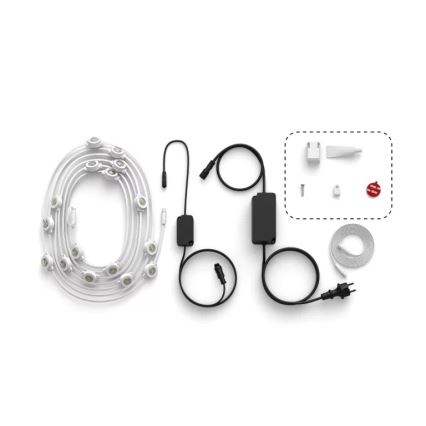 Philips - LED RGBW ściemnialny zewnętrzny łańcuch świetlny Hue FESTAVIA 32xLED 18m 1000-20000K IP65