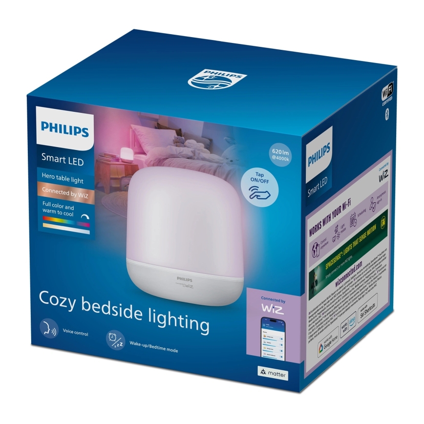 Philips - LED RGBW ściemnialna dotykowa lampa stołowa SMART LED/8,5W/230V 2200-6500K Wi-Fi