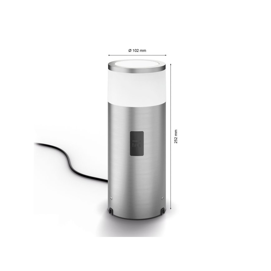 Philips - LED RGBW Ściemniana lampa zewnętrzna Hue CALLA LED/8W/230V IP44