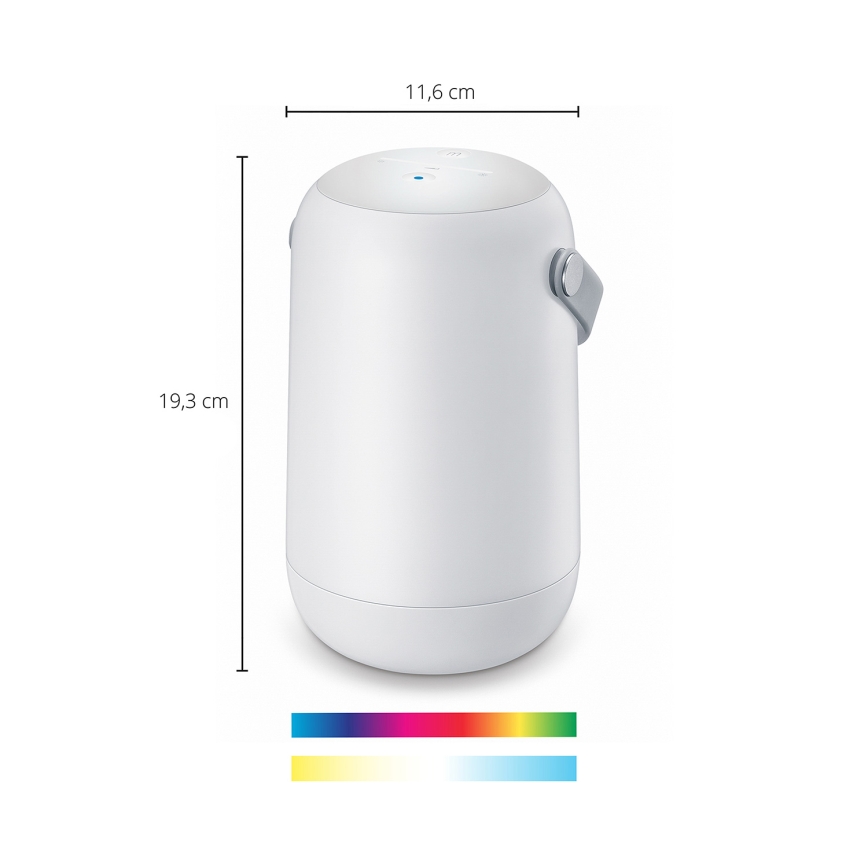 Philips - LED RGBW Ściemnialna przenośna dotykowa lampa stołowa SMART LED/13,5W/3,6V 2200-6500K Wi-Fi 1800 mAh
