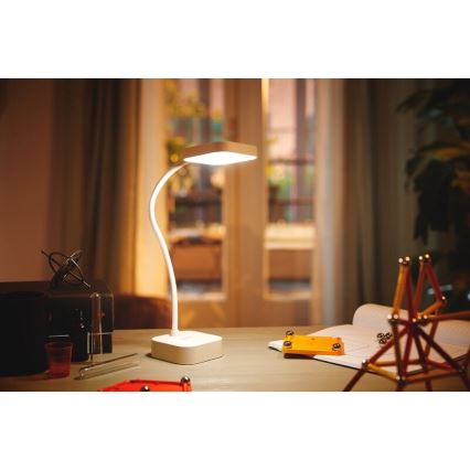Philips - LED Ściemnialna dotykowa lampa stołowa ROCK LED/5W/5V 1800 mAh