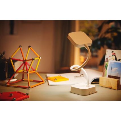 Philips - LED Ściemnialna dotykowa lampa stołowa ROCK LED/5W/5V 1800 mAh