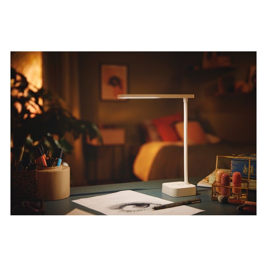 Philips - LED Ściemnialna dotykowa lampka stołowa TILPA LED/5W/5V