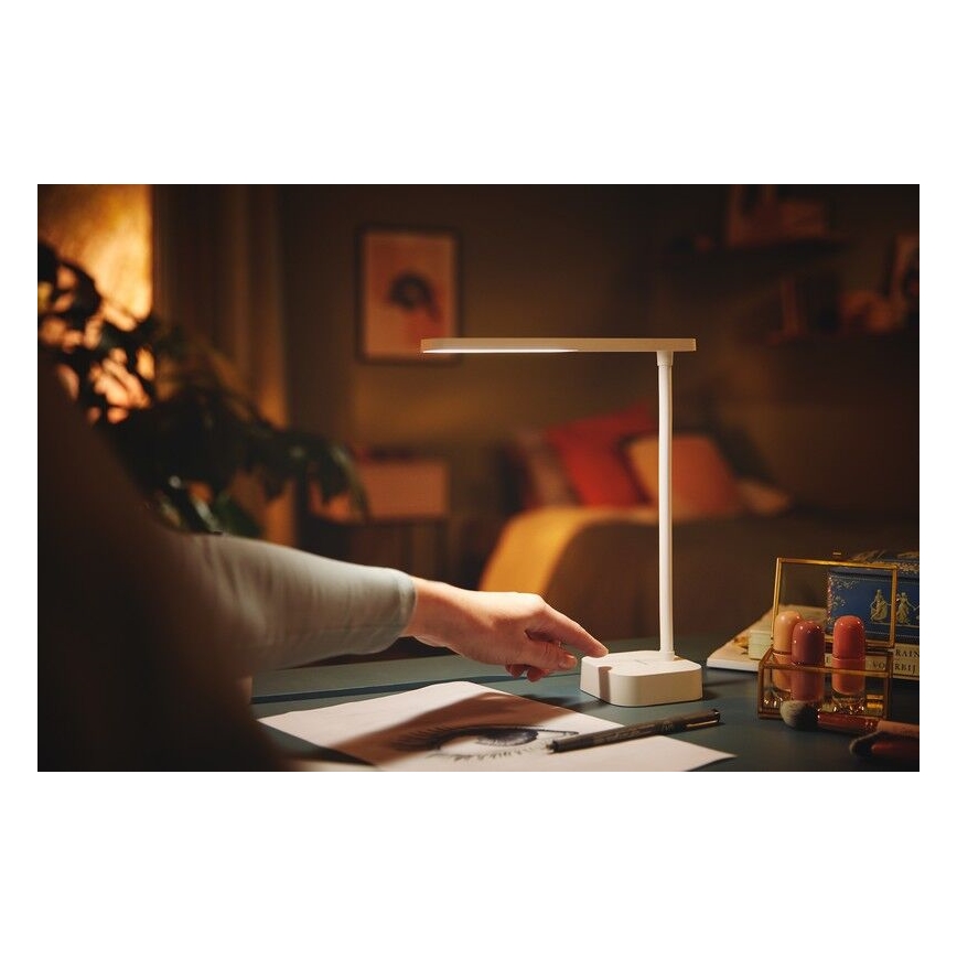 Philips - LED Ściemnialna dotykowa lampka stołowa TILPA LED/5W/5V