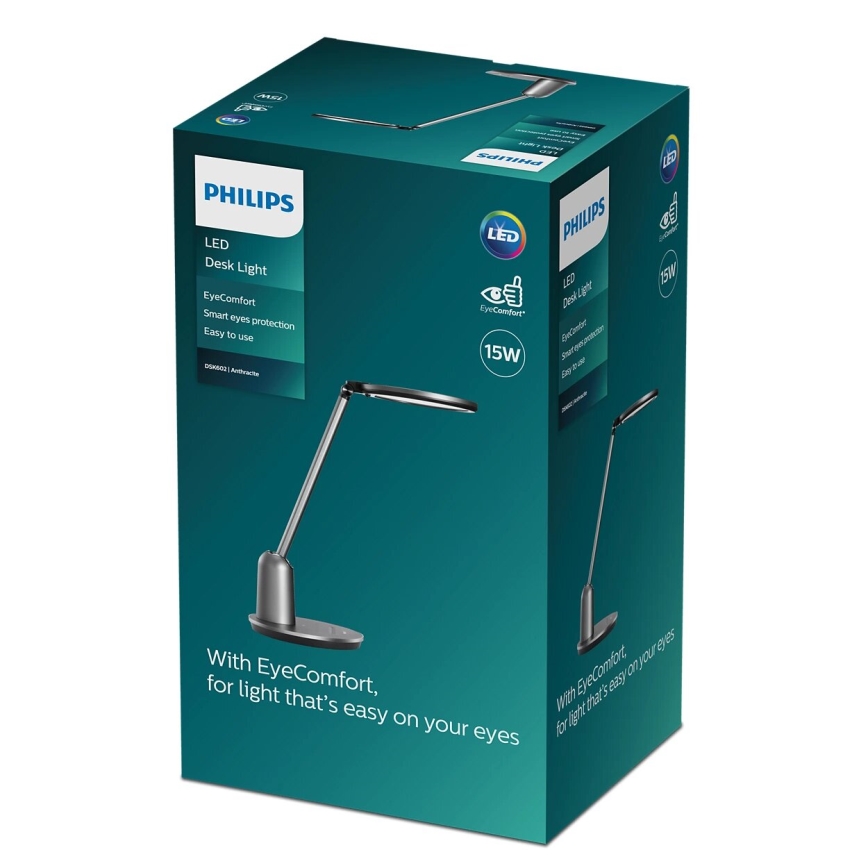 Philips - LED Ściemnialna dotykowa lampa stołowa EINSTEIN SCENE SWITCH LED/15W/230V 2800/4000/5100K CRI94