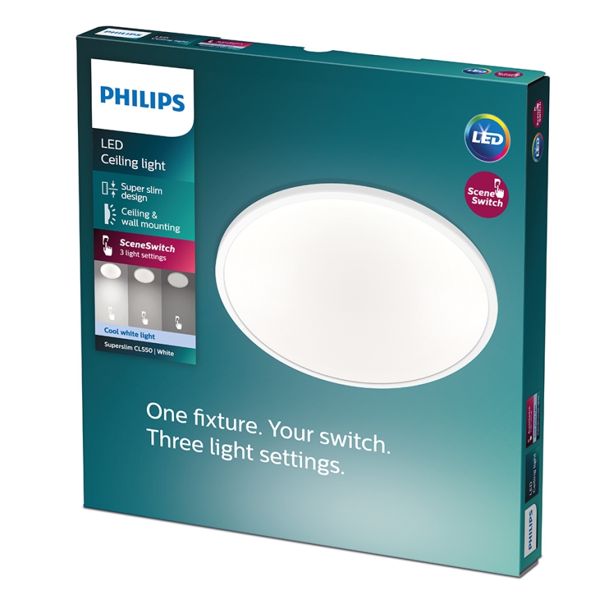 Philips - LED Ściemnialna lampa sufitowa LED/15W/230V 4000K