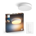 Philips - LED ściemnialna oprawa sufitowa Hue LED/19,2W/230V 2200-6500K śr. 381 mm biała + zdalne sterowanie