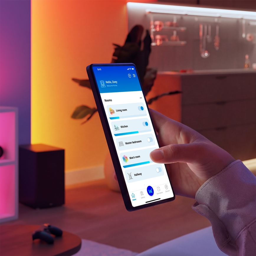 Philips - Ściemnialna oprawa sufitowa SUPERSLIM LED/32W/230V 2700-6500K Wi-Fi