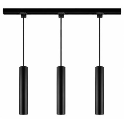 Philips - ściemnialna lampa wisząca LED na lince w systemie szynowym EASYLINK 3xGU10/6,2W/230V 2200-2700K 1m czarna