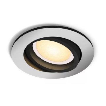 Philips - LED Ściemnialna oprawa wpuszczana Hue MILLISKIN 1xGU10/4,2W/230V 2200-6500K