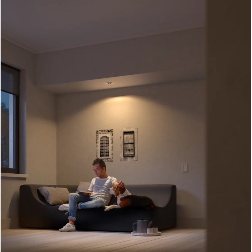 Philips - LED Ściemnialna oprawa wpuszczana Hue MILLISKIN 1xGU10/4,2W/230V 2200-6500K biała