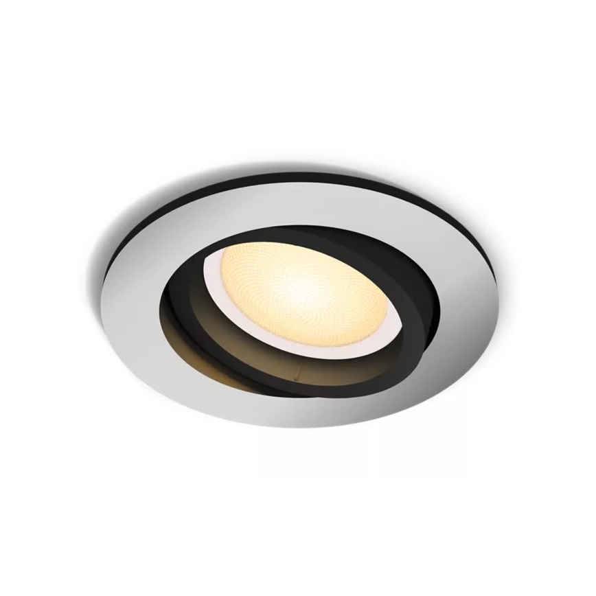 Philips - LED Ściemnialna oprawa wpuszczana Hue MILLISKIN 1xGU10/4,2W/230V 2200-6500K