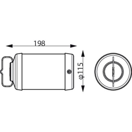 Philips - LED Ściemnialna przenośna lampa CICERO LED/6W/5V 4000 mAh IP54