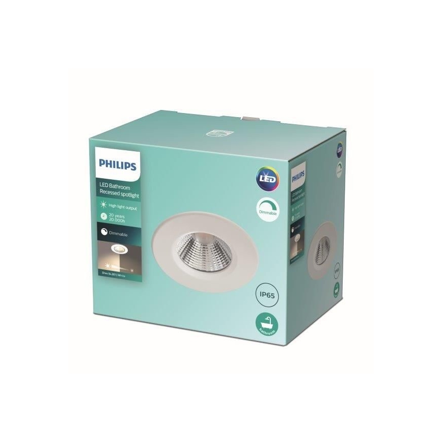 Philips - LED Ściemnialne oświetlenie łazienkowe LED/5,5W/230V 2700K IP65