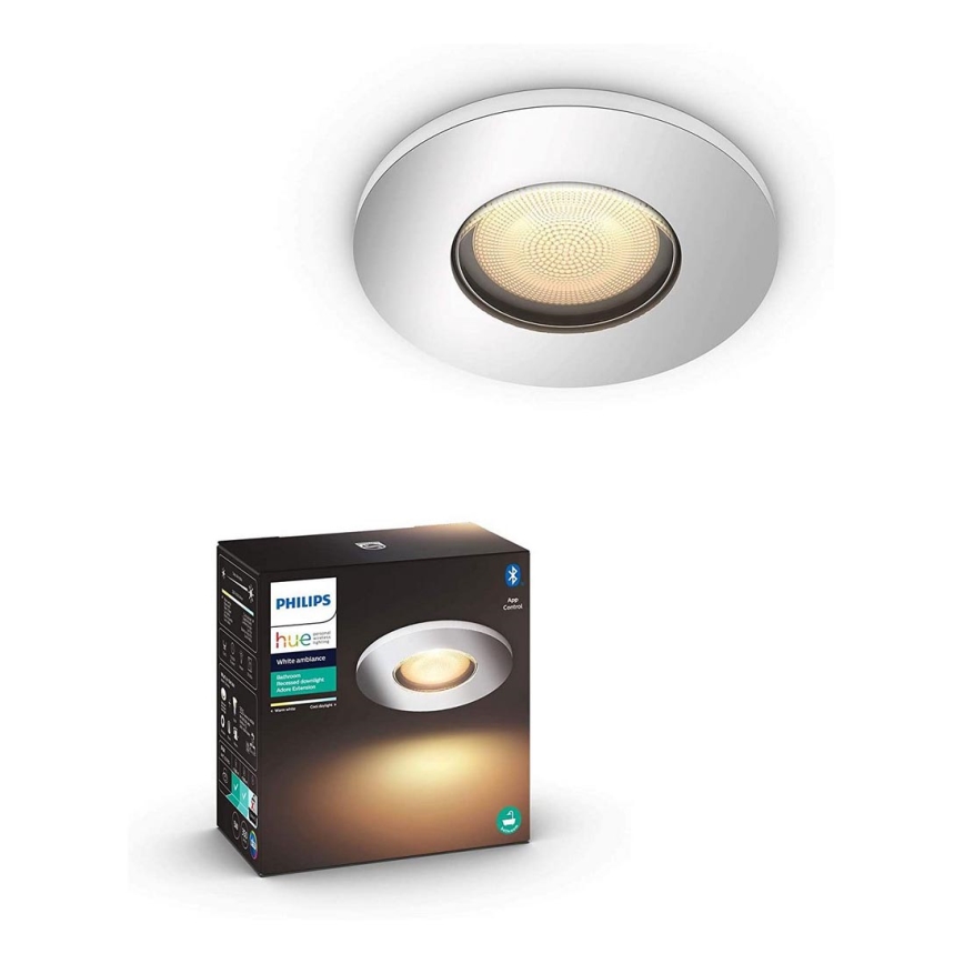 Philips - LED Ściemnialne oświetlenie łazienkowe Hue ADORE 1xGU10/5W/230V IP44