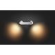 Philips - LED Ściemnialne oświetlenie łazienkowe Hue ADORE 2xGU10/5W/230V IP44