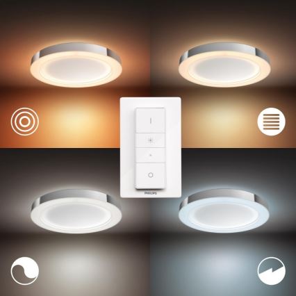 Philips - LED Ściemnialne oświetlenie łazienkowe Hue ADORE LED/40W/230V + pilot IP44