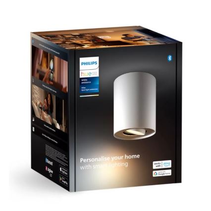 Philips - LED Ściemnialne oświetlenie punktowe Hue PILLAR 1xGU10/4,2W/230V 2200-6500K białe