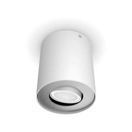 Philips - LED Ściemnialne oświetlenie punktowe Hue PILLAR 1xGU10/4,2W/230V 2200-6500K + pilot zdalnego sterowania białe