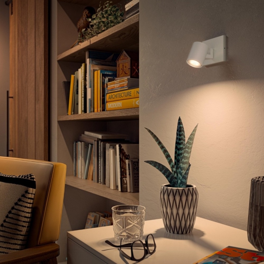 Philips - LED Ściemnialne oświetlenie punktowe RUNNER 1xGU10/4,2W/230V 2200-6500K białe