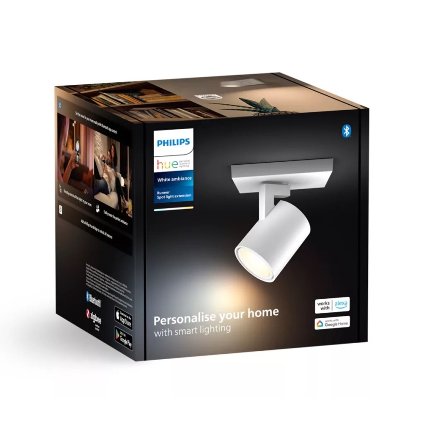 Philips - LED Ściemnialne oświetlenie punktowe RUNNER 1xGU10/4,2W/230V 2200-6500K białe
