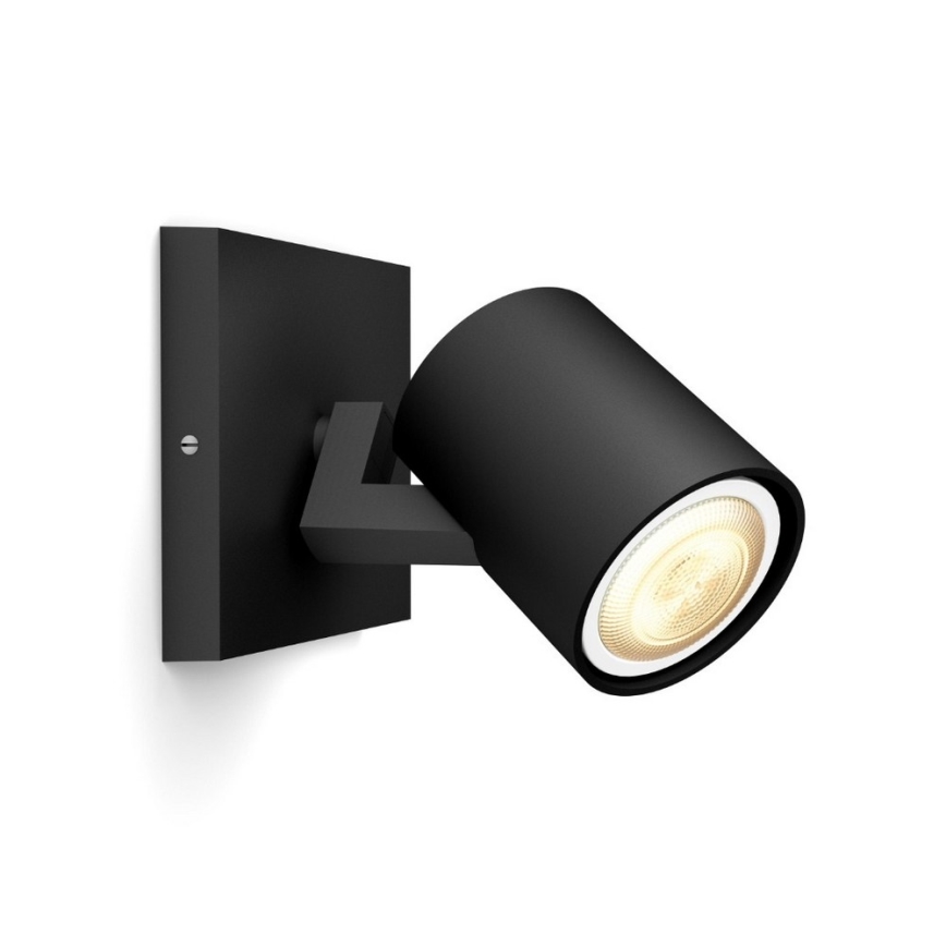 Philips - LED Ściemnialne oświetlenie punktowe Hue RUNNER 1xGU10/4,2W/230V 2200-6500K + pilot zdalnego sterowania czarne