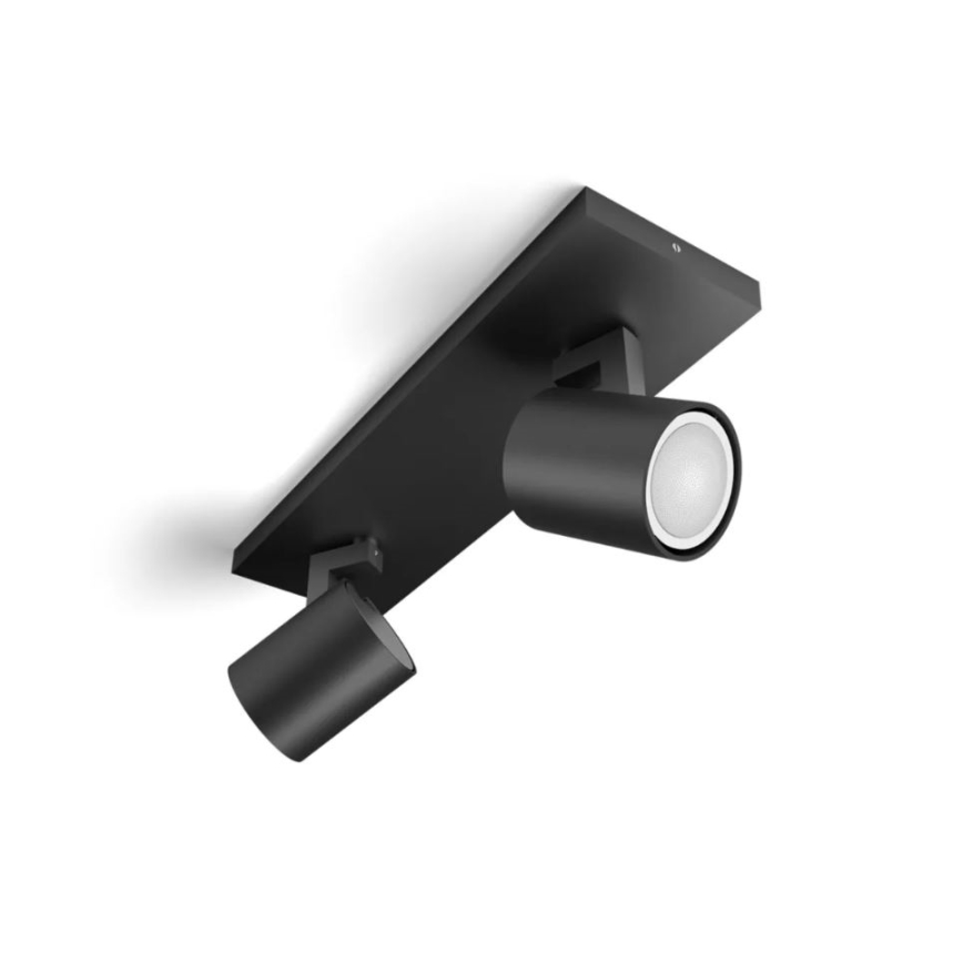 Philips - LED Ściemnialne oświetlenie punktowe Hue RUNNER 2xGU10/4,2W/230V 2200-6500K + pilot zdalnego sterowania czarne