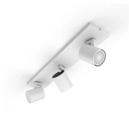 Philips - LED Ściemnialne oświetlenie punktowe Hue RUNNER 3xGU10/4,2W/230V 2200-6500K + pilot zdalnego sterowania białe