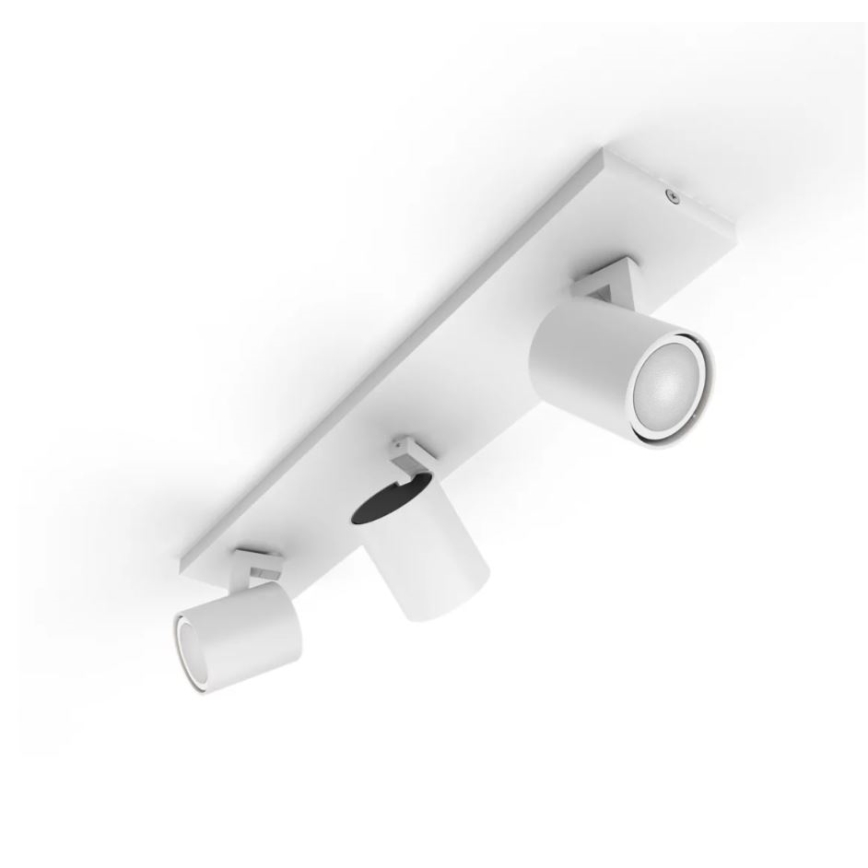 Philips - LED Ściemnialne oświetlenie punktowe Hue RUNNER 3xGU10/4,2W/230V 2200-6500K + pilot zdalnego sterowania białe