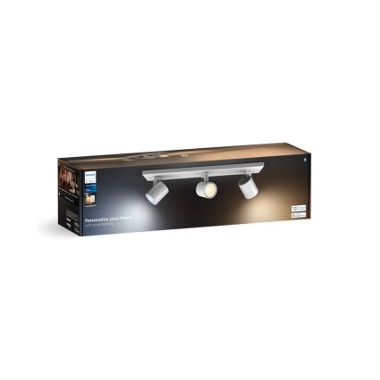 Philips - LED Ściemnialne oświetlenie punktowe Hue RUNNER 3xGU10/4,2W/230V 2200-6500K + pilot zdalnego sterowania białe