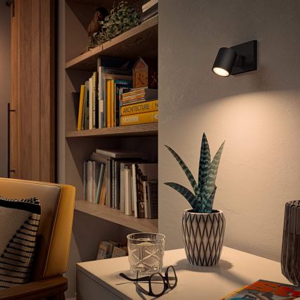 Philips - LED Ściemnialne oświetlenie punktowe Hue RUNNER 1xGU10/4,2W/230V 2200-6500K czarne