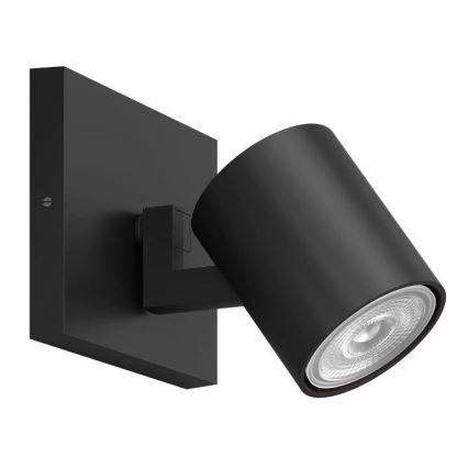 Philips - LED Ściemnialne oświetlenie punktowe Hue RUNNER 1xGU10/4,2W/230V 2200-6500K czarne