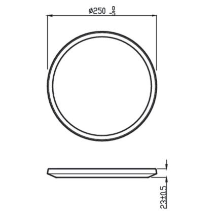 Philips - LED Ściemnialne oświetlenie zewnętrzne SUPERSLIM SCENE SWITCH LED/15W/230V IP54 białe