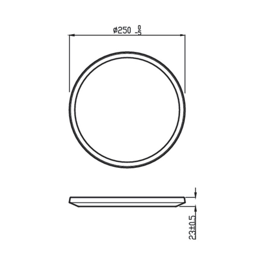 Philips - LED Ściemnialne oświetlenie zewnętrzne SUPERSLIM SCENE SWITCH LED/15W/230V IP54 białe